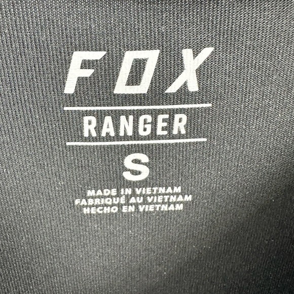 Fox Racing Ranger Long Sleeve Shirt Mens Size S Black Performance Stretch Top - Picture 4 of 10